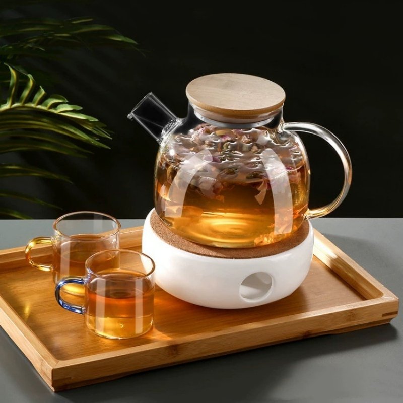 10.1 Fl Oz Pumpkin-shaped Porcelain Teapot And Candle Ceramic Warmer 10.1 Fl Oz Pumpkin-shaped Porcelain Teapot And Candle Ceramic Warmer