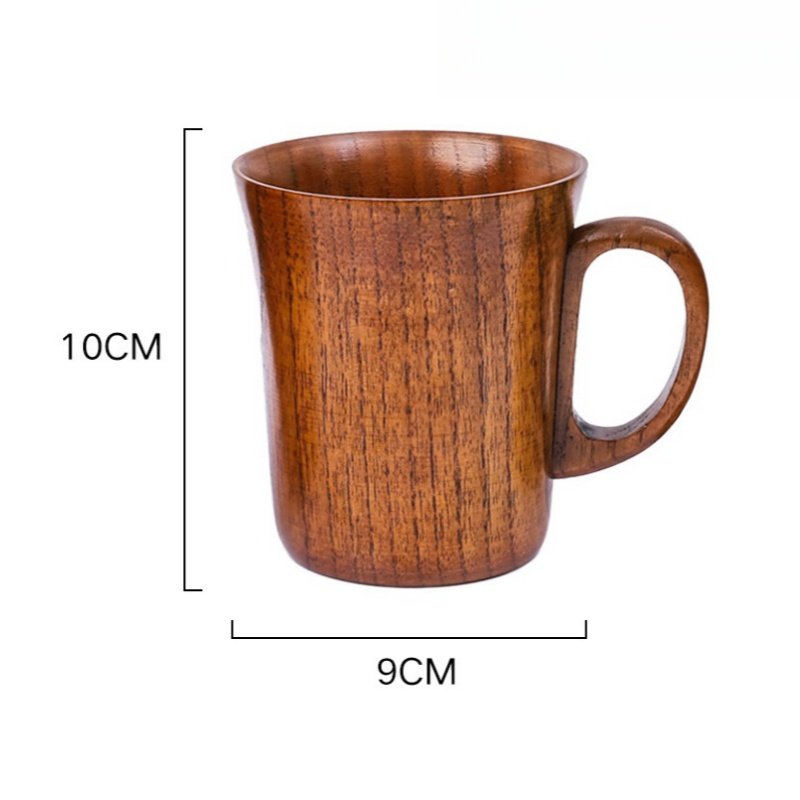 4.1 Fl Oz/120 Ml Japanese Style Wooden Tea Mugs Vintage 4.1 Fl Oz/120 Ml Japanese Style Wooden Tea Mugs Vintage