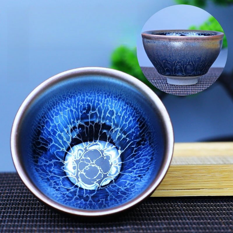 1.85 Fl Oz/55 Ml Hare’s Fur Galactic Ceramic Jian Zhan Tea Cup 1.85 Fl Oz/55 Ml Hare’s Fur Galactic Ceramic Jian Zhan Tea Cup