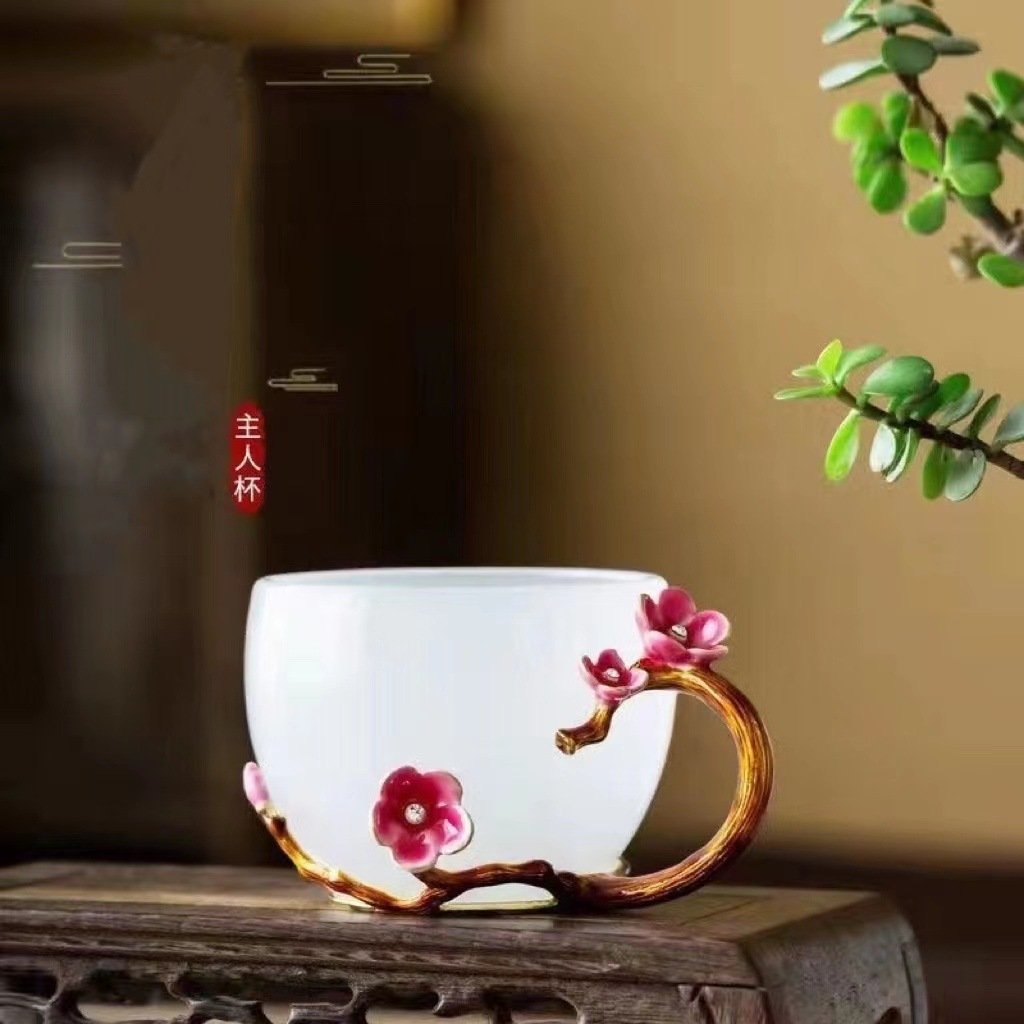 11.8 Fl Oz/350 Ml Blue And White Porcelain Vintage Chinese Tea Mug With Lid And Ceramic Infuser 11.8 Fl Oz/350 Ml Blue And White Porcelain Vintage Chinese Tea Mug With Lid And Ceramic Infuser