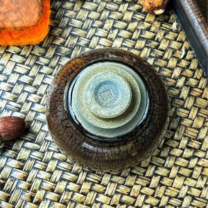 4.4 Fl Oz/130 Ml Cloisonné Fur Style Plum Jian Zhan Ware Teacups