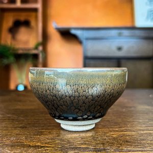 4.4 Fl Oz/130 Ml Cloisonné Fur Style Plum Jian Zhan Ware Teacups