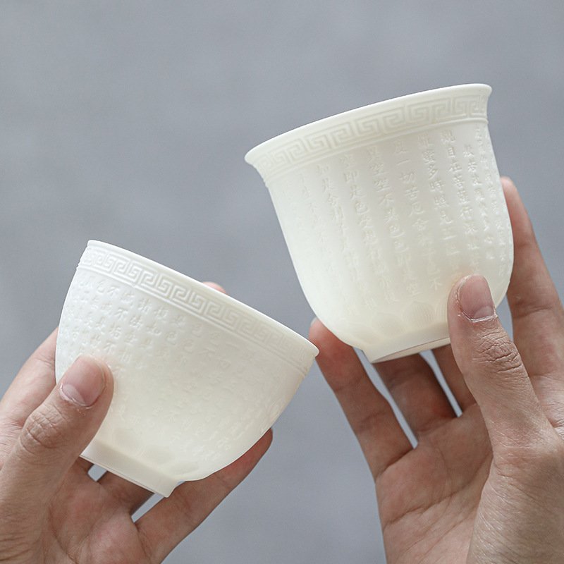 8.1 Fl Oz/240 Ml Blue And White Porcelain Antique Chinese Ceramic Tea Cups 8.1 Fl Oz/240 Ml Blue And White Porcelain Antique Chinese Ceramic Tea Cups