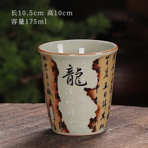 8.1 Fl Oz/240 Ml Blue And White Porcelain Antique Chinese Ceramic Tea Cups