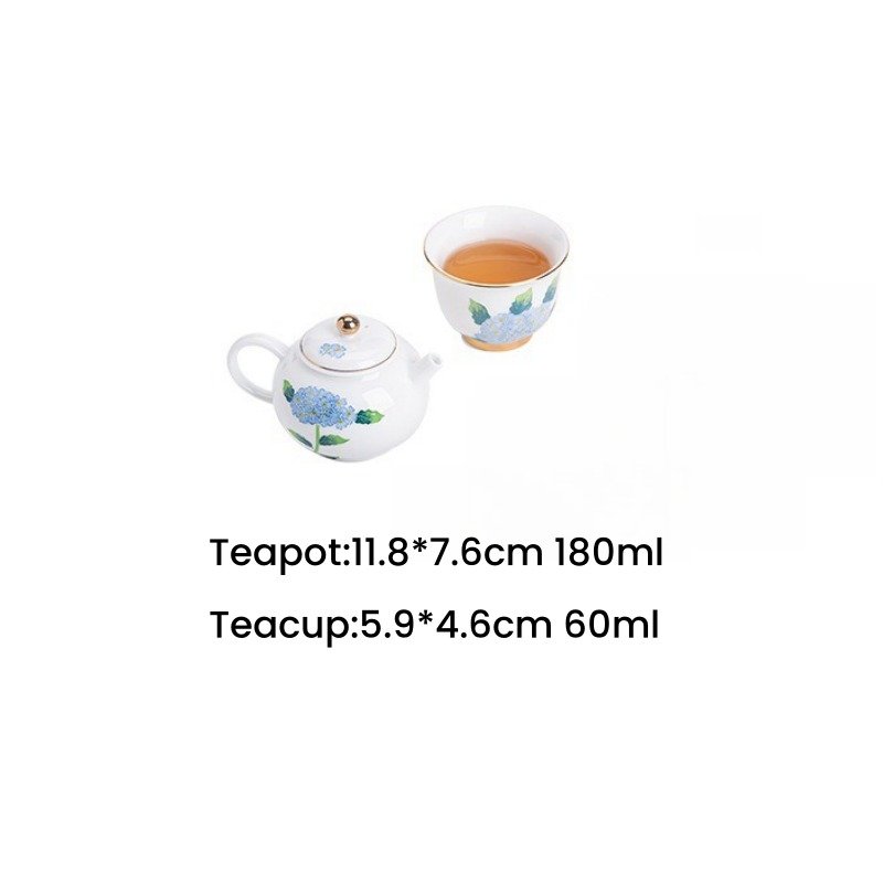 6.1fl Oz/180 Ml Hand Painted Flower Pattern Ceramic Chinese Antique Teapot Set 6.1fl Oz/180 Ml Hand Painted Flower Pattern Ceramic Chinese Antique Teapot Set