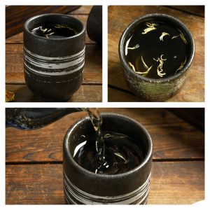 4.1 Fl Oz/120 Ml Japanese Style Wooden Tea Mugs Vintage