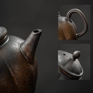 6.8 Fl Oz/200 Ml Pottery Antique Handmade Chinese Clay Teapot And Cup Set