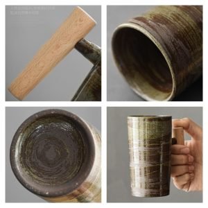 6.8 Fl Oz/200 Ml Blue And White Handmade Vintage Japanese Ceramic Tea Cups And Mugs