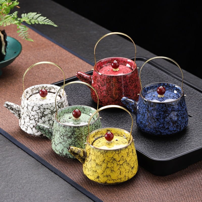 8.1 Fl Oz-9.1 Fl Oz Antique Traditional Chinese Purple Clay Teapot 8.1 Fl Oz-9.1 Fl Oz Antique Traditional Chinese Purple Clay Teapot