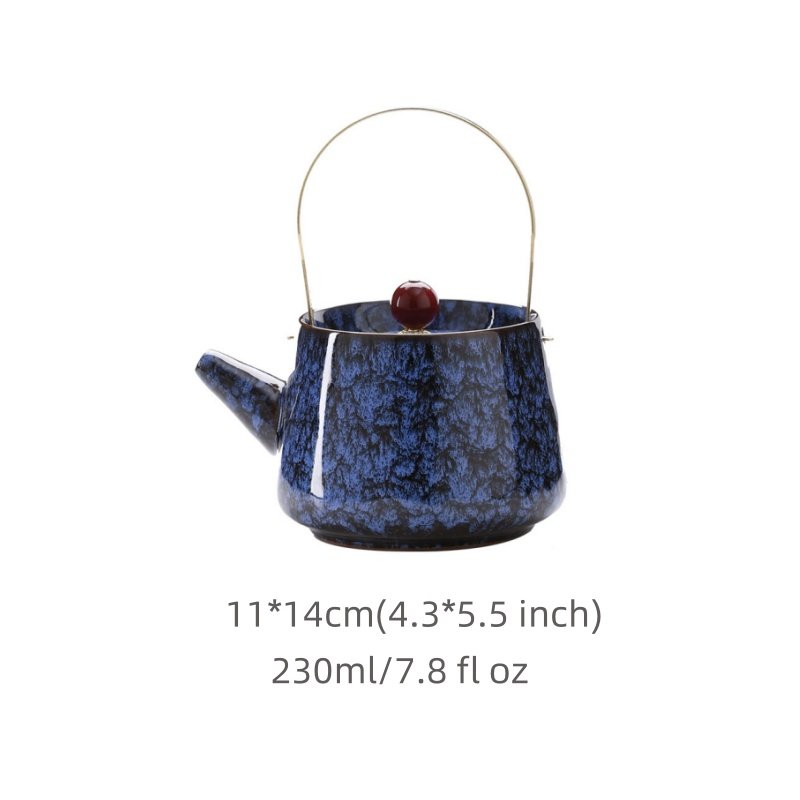 8.1 Fl Oz-9.1 Fl Oz Antique Traditional Chinese Purple Clay Teapot 8.1 Fl Oz-9.1 Fl Oz Antique Traditional Chinese Purple Clay Teapot