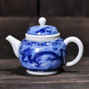 8.1 Fl Oz-9.1 Fl Oz Antique Traditional Chinese Purple Clay Teapot