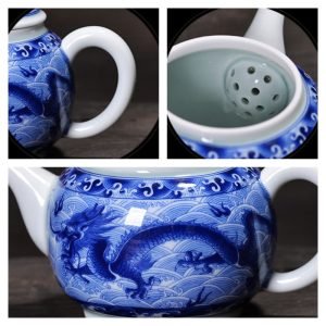 8.1 Fl Oz-9.1 Fl Oz Antique Traditional Chinese Purple Clay Teapot