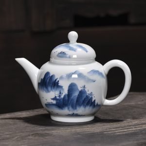 8.1 Fl Oz-9.1 Fl Oz Antique Traditional Chinese Purple Clay Teapot