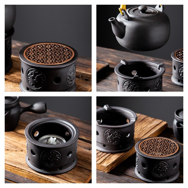Black And Golden Modern Sleek Teapot Candle Warmer Black And Golden Modern Sleek Teapot Candle Warmer