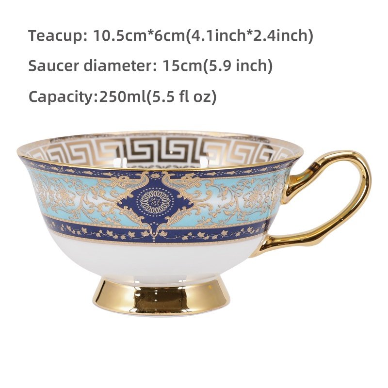 Embossed Pattern And Pumpkin-shaped Bone China Cheap Vintage Style Tea Cups With Saucers For Sale Embossed Pattern And Pumpkin-shaped Bone China Cheap Vintage Style Tea Cups With Saucers For Sale