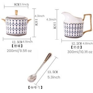 Luxurious And Royal Majestic Horse English Bone China Porcelain Tea Sets For Adults Vintage