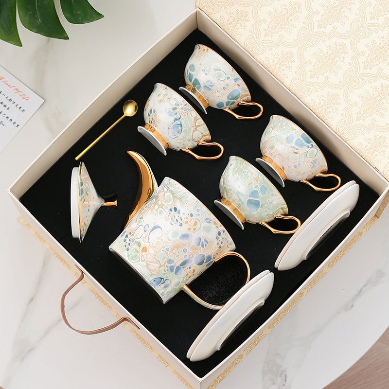 Luxurious And Royal Majestic Horse English Bone China Porcelain Tea Sets For Adults Vintage Luxurious And Royal Majestic Horse English Bone China Porcelain Tea Sets For Adults Vintage