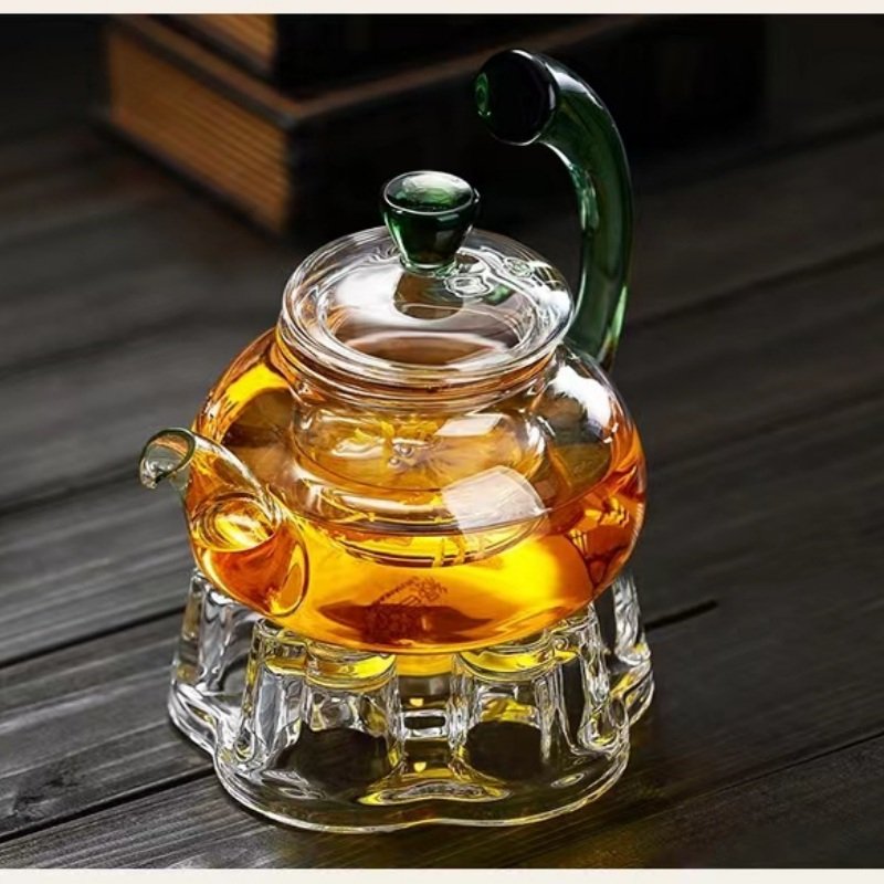 Heart Shaped Clear Glass Wax And Candle Warmer For Teapot Heart Shaped Clear Glass Wax And Candle Warmer For Teapot