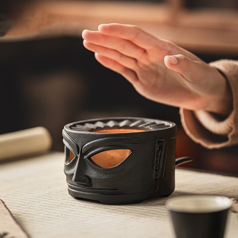Black And Golden Modern Sleek Teapot Candle Warmer Black And Golden Modern Sleek Teapot Candle Warmer
