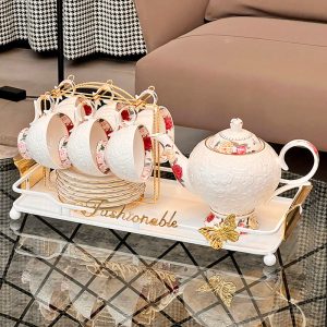 Pink Rose Garden English Vintage And Fine Bone China Porcelain Tea And Plate Set For Sale