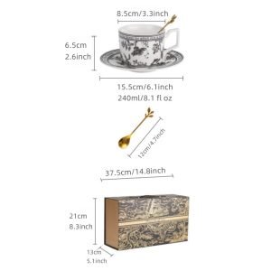 Botanical Whispers: Elegant English Bone China Tea Cups And Saucers Vintage