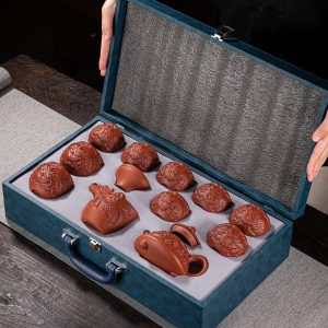 Best Dragon Theme Chinese Yixing Clay Zisha Tea Set For Sale