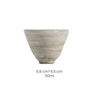 1.7 Fl Oz/50 Ml Small Handmade Simple Japanese Ceramic Tea Cups