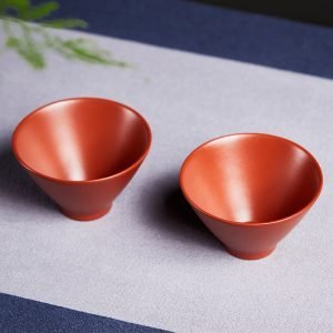 1.7fl Oz/50 Ml Handmade Small Purple Clay Yixing Zisha Tea Cup