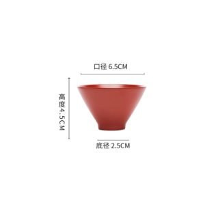 1.7fl Oz/50 Ml Handmade Small Purple Clay Yixing Zisha Tea Cup