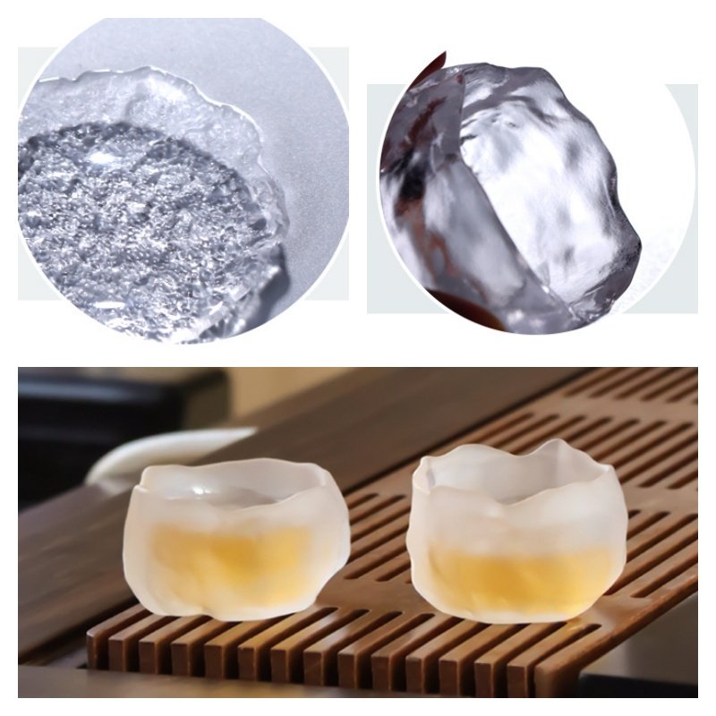 10.1 Fl Oz/300 Ml Green And Pink Christmas Tree And Santa Claus Glass Tea Cups With Lid 10.1 Fl Oz/300 Ml Green And Pink Christmas Tree And Santa Claus Glass Tea Cups With Lid