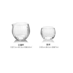 13.5 Fl Oz/400 Ml White And Green Clear Glass Tea Cups Tea Mug With Glass Infuser And Wooden Lid