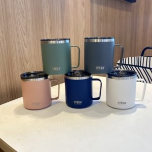 13.5 Fl Oz/400 Ml Personalized Coffee And Tea Mugs Stainless With Handle