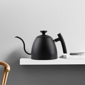 27 Fl Oz/800 Ml Small Retro Stainless Steel Gooseneck Teapot With Thermometer And Infuser