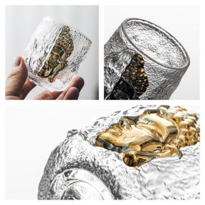 3.4 Fl Oz/100 Ml Zen Buddha Heat Resistant Crystal Glass Cups For Tea
