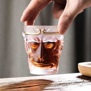 4.1 Fl Oz/120 Ml Small Modern Monkey King Tea And Milk Coffee Cup
