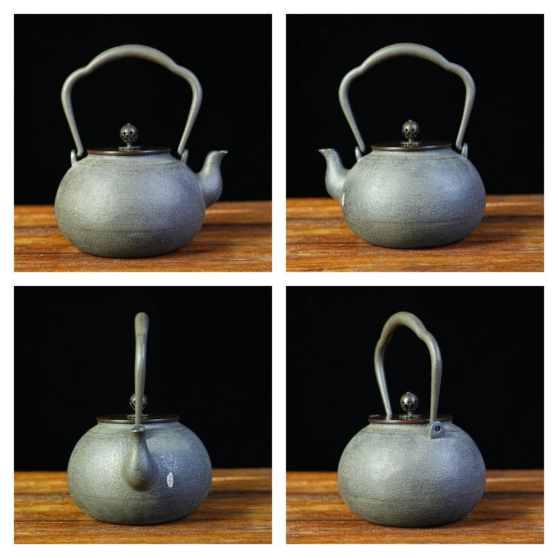 40.6 Fl Oz Traditional Handmade Vintage Old Black Iron Tea Kettle For Sale 40.6 Fl Oz Traditional Handmade Vintage Old Black Iron Tea Kettle For Sale