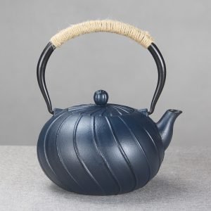 44 Fl Oz Gold Dragon And Silver Cloud Antique Asian Cast Iron Teapot