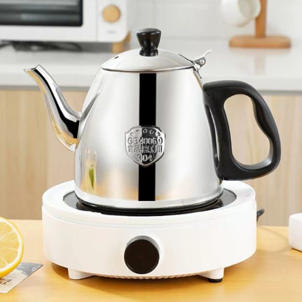 40.6 Fl Oz/1200 Ml Best Retro Stainless Steel Gooseneck Tea Kettle For Stove