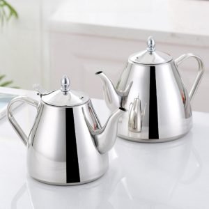 40.6 Fl Oz/1200 Ml Retro Gooseneck Teapots Stainless Steel Tea Kettle For Stove