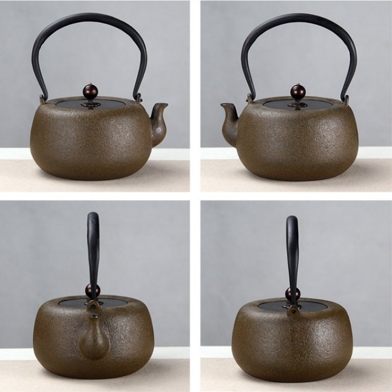40.6 Fl Oz Traditional Handmade Vintage Old Black Iron Tea Kettle For Sale 40.6 Fl Oz Traditional Handmade Vintage Old Black Iron Tea Kettle For Sale