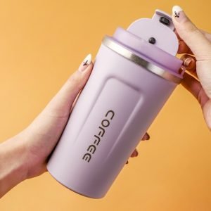 20.3 Fl Oz/600 Ml Cute Patterns Stainless Steel Thermos Portable Tea Cups For Kids