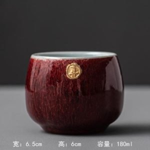 6.1 Fl Oz/180 Ml Traditional Handmade Japanese Ceramic Tea Cups Vintage