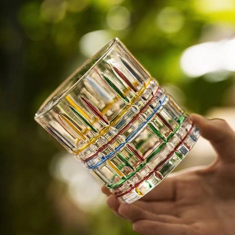 15.2 Fl Oz/450 Ml Transparent Glass Tea Mug With Purple Clay Infuser And Handle 15.2 Fl Oz/450 Ml Transparent Glass Tea Mug With Purple Clay Infuser And Handle