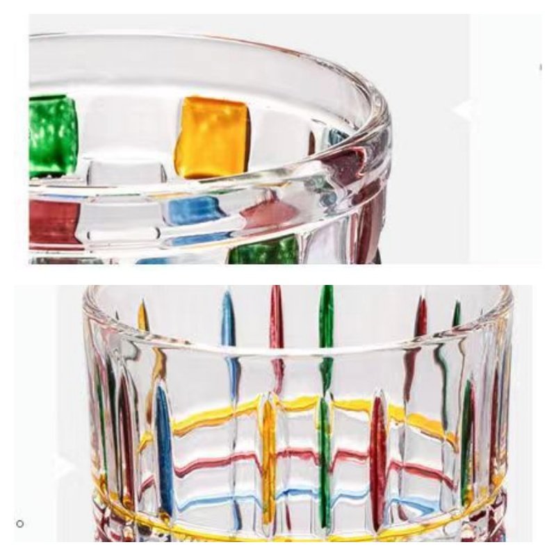 15.2 Fl Oz/450 Ml Transparent Glass Tea Mug With Purple Clay Infuser And Handle 15.2 Fl Oz/450 Ml Transparent Glass Tea Mug With Purple Clay Infuser And Handle