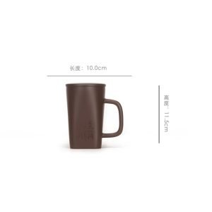 8.5 Fl Oz/250 Ml Handmade Characters Antique Purple Clay Zisha Tea Cup