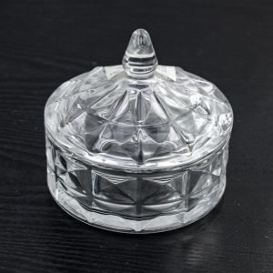 Clear Bulk Glass Christmas Personalized Display Candy Buffet Bandy Jars With Lids For Party