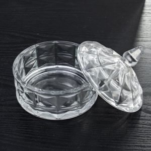 Clear Bulk Glass Christmas Personalized Display Candy Buffet Bandy Jars With Lids For Party