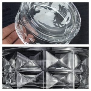 Clear Bulk Glass Christmas Personalized Display Candy Buffet Bandy Jars With Lids For Party