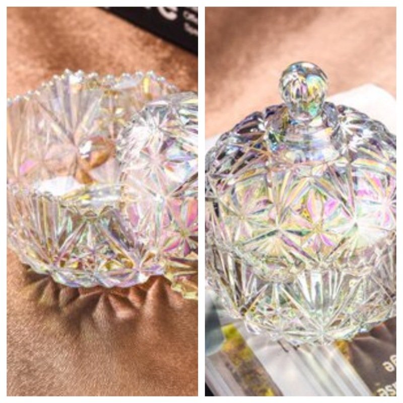 Crown Vintage Glass Decorative Christmas Dollar Tree Candy Jars With Lid Crown Vintage Glass Decorative Christmas Dollar Tree Candy Jars With Lid