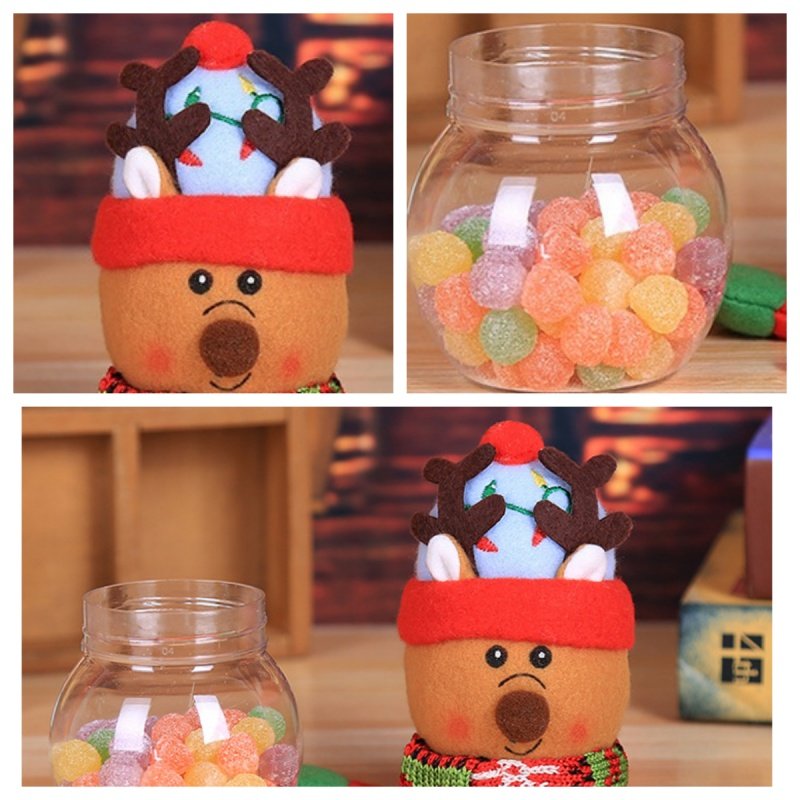 Cute Round Doll Christmas Decorative Plastic Bulk M&m Candy Bar Jars With Lids For Party Cute Round Doll Christmas Decorative Plastic Bulk M&m Candy Bar Jars With Lids For Party